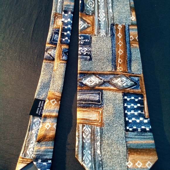 Vintage Manzoni tie 100% Silk Made in Italy - Picture 2 of 9